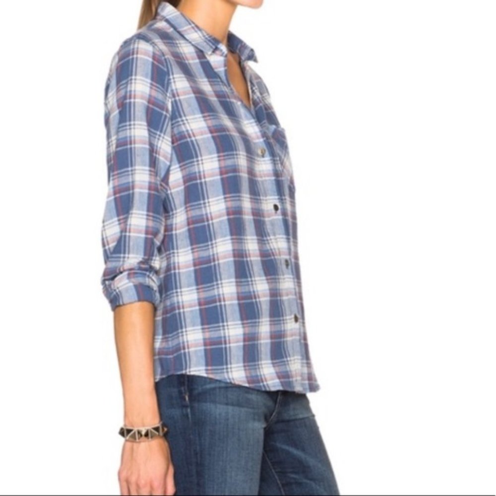 Current/Elliot Plaid Top